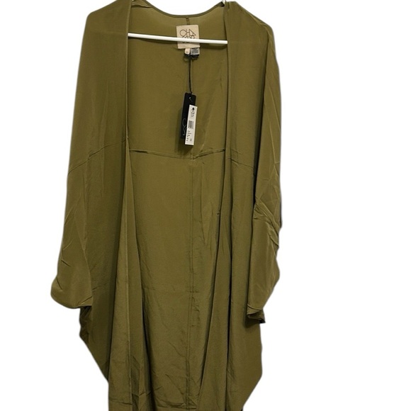 Chaser Olive Green Duster kimono NWT - Picture 2 of 4